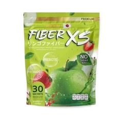 MIKEO Fiber XS Green Apple 30 Sachets Prebiotic + PR0biotic Sugar Free Detox