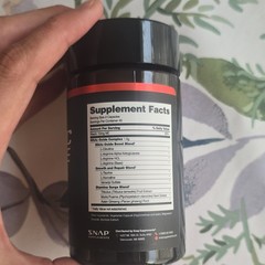 SNAP Nitric Oxide Booster Capsules 90ct Vegan Non-GMO Gluten-Free Bodybuilding