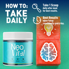 (1 Pack) Neo Vital Powder All Natural Brain Support Formula NeoVital 30 Servings