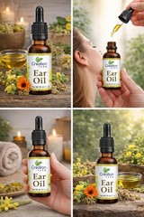 Creation Farm Ear Oil Drops with Mullein, Calendula, 1.01 Fl Oz (Pack of 1)