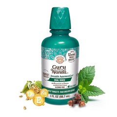 GuruNanda Oral Rinse Fresh Breath Mouthwash, ADA-Accepted 3 Fl Oz (Pack of 1)
