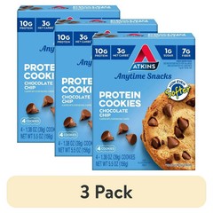 Atkins Soft and Chewy Chocolate Chip Protein Cookie, Keto Friendly High Protein.