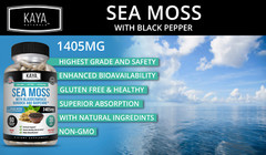 Organic Irish Sea Moss, Bladderwrack & Burdock, Thyroid & Immune Support