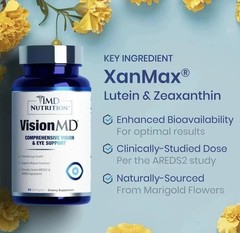 2 pack MD Nutrition Vision MD Eye Vitamin CARMIS – Eye Supplement 30 Softgels.