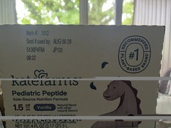 Kate Farms pediatric peptide 1.5 Vanilla, 2 Cases(24 Bottles) (Exp. August 2026)