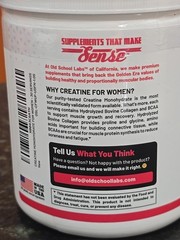 Old School Labs Creatine Monohydrate for Women 240g 8.46oz Unflavored Powder New
