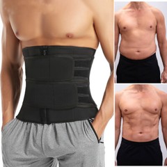 MEN Fajas Colombianas para Hombres Waist Trainer Sweat Belt Neoprene Body Shaper
