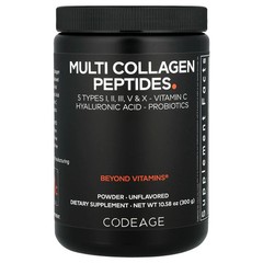 2 X Codeage, Multi Collagen Peptides Powder, Unflavored, 10.58 oz (300 g)