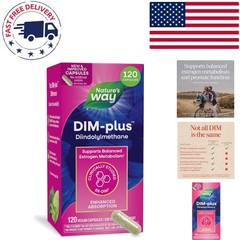 Enhanced Absorption DIM Supplement, 120 Capsules – Support Metabolism & Hormones