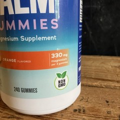 Natural Vitality Calm Gummies Magnesium Anti-Stress 240 Orange EXP 10/2027