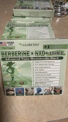 GLORENDA Berberine Patches Moringa & NAD 10-in-1 Nano Microneedle Patch