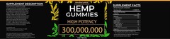 Herb Premium Gummies for Anxiety, Stress, Sleep, Health & Wellness 18000 mg USA