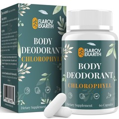 Women’s Body Deodorizing Supplement – Chlorophyll Capsules for Body Odor, Fre…