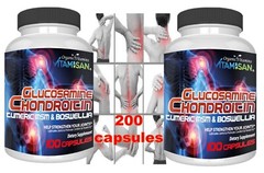 Glucosamine Chondroitin Turmeric & MSM 200 CAPSULES – Bones, Joint Support Pills