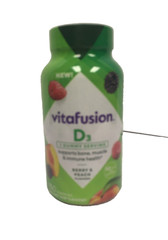 VITAFUSION D3 GUMMIES 150 Count Berry, Peach Flavor 50 MCG Per Serve 1 Gumy Serv