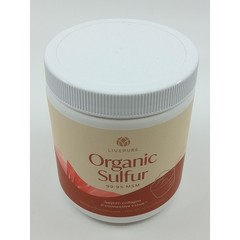 LivePURE Organic Sulfur MSM Bioavailable Sulfur 14.1 oz Opened EXP 9/2027