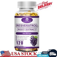 Resveratrol 1200mg Trans – Resveratrol-Powerful Antioxidant Support for Heart US