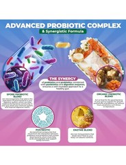 MoxyVites Spore Probiotic Complex All In One Prebiotics and Probiotics, 60 Caps