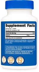 Nutricost Melatonin 10mg, 240 Tablets – 10mg Per Serving, Non-GMO, Gluten Free