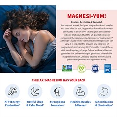 Magnesium Gummies – Sleep Support, Relieve Stress – with Prebiotics & Probiotics