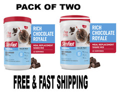 SlimFast Original Rich Chocolate Royale Meal Replacement Shake 20.18 Oz (2 Pack