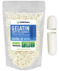 Size 2 White Empty Vegan Capsules Kosher Pill Vegetable Veggie Veg Caps