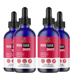Redu Sizer Drops-Amino Diet Drops-Keto & Weight Support-4 Bottles 240ml (2fl oz)