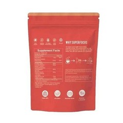 SuperFocus Fruit Punch Drink Mix 20 Packets – Mental Alertness Support – Caffein