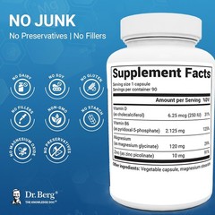 Dr. Berg Magnesium Glycinate 90ct 4-in-1 Chelated for Muscle Nerve Sleep Stress
