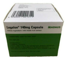 140mg Legalon by Madaus Germany Traditionally used for liver 100s & Fast Ship