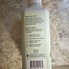Bulletproof MCT Oil C8+C10 Original Keto Friendly, 32 fl oz (946 mL)