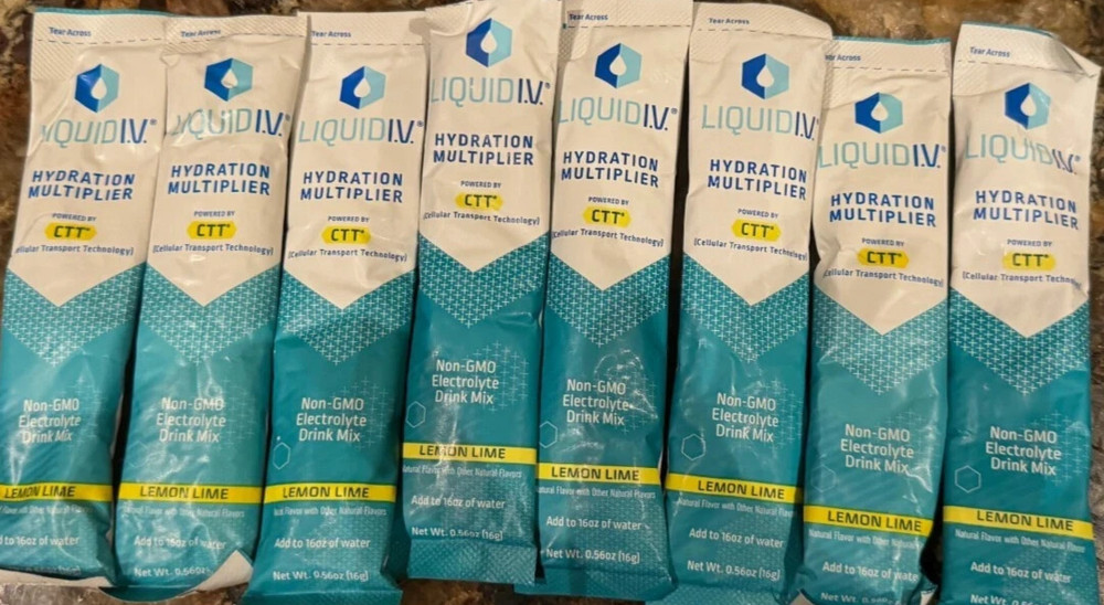 10 Sticks – Liquid IV Hydration Multiplier – Lemon Lime | Electrolyte, see desc.