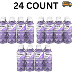 Powerade Zero Sugar Grape Sports Drink 20oz Bottles 24 Pack