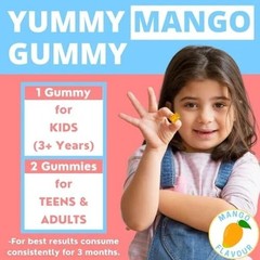 Nutrabud Multivitamin Gummies 60 Count Mango Veg No Added Sugar Men Women