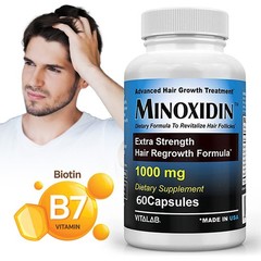 Hair Activating Formula: Multiple nutrients promote healthy hair regrowth