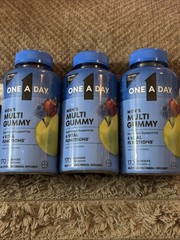 Set of 3 – One A Day Men’s Multi Gummy Multivitamin 170 Count Bottles – NEW.