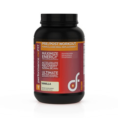 DotFit Pre & Post Workout Formula Vanilla Flavor Versatile Protein 1254g NEW