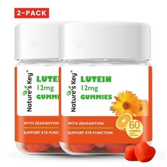 2 Packs Lutein Gummies 12mg with Zeaxanthin & Vitamin A-Eye Health Supplement