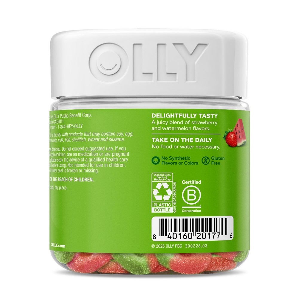 OLLY Fiber Digestive Gummy Rings – 50ct