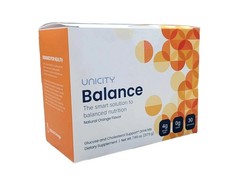 UNICITY Balance Cholesterol Support Drink Mix 30 Stick Pack (ORANGE) Exp 06/2026