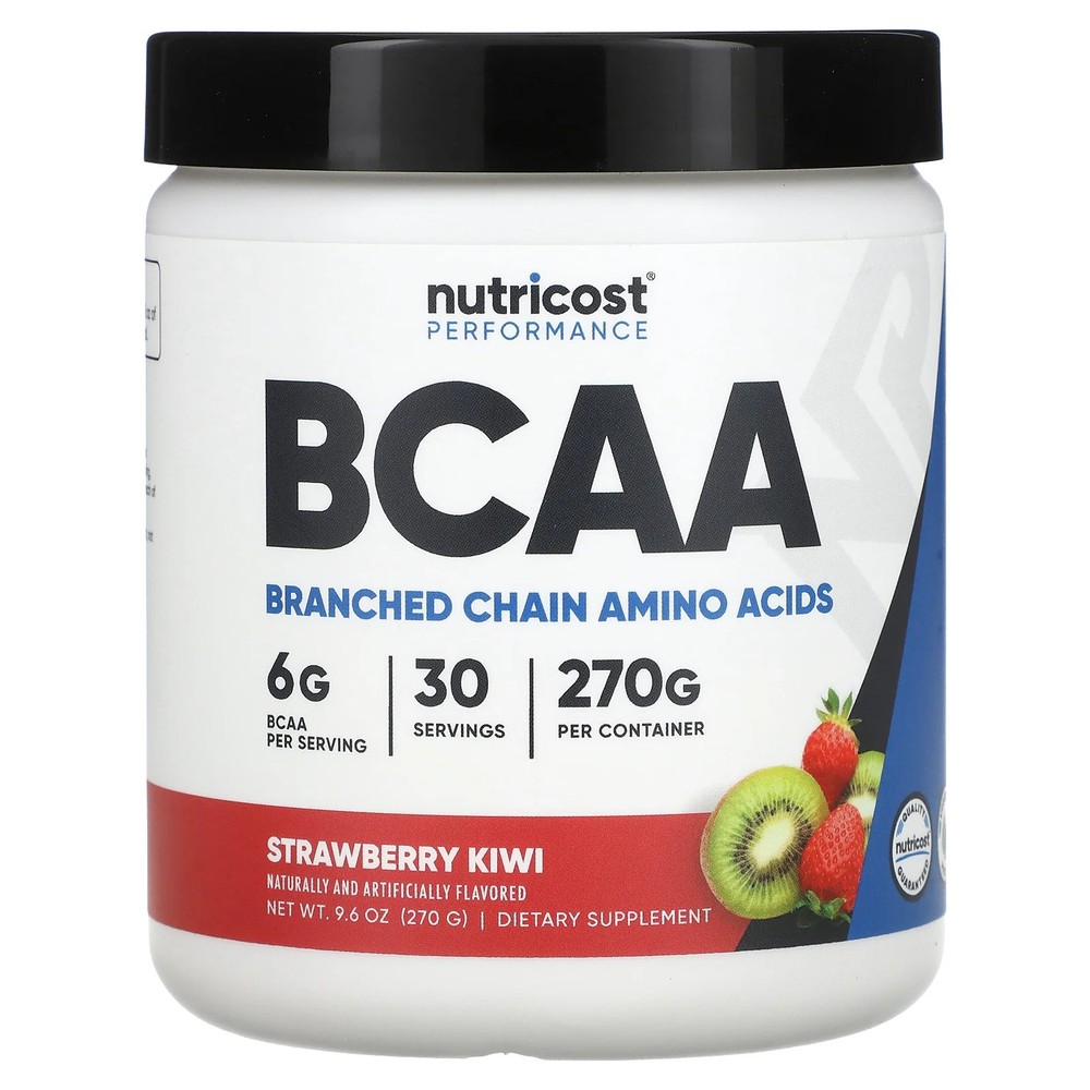 2 X Nutricost, Performance, BCAA, Strawberry Kiwi, 9.6 oz (270 g)