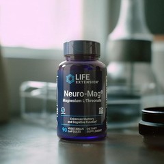 Life Extension Neuro-Mag®, Magnesium L-Threonate, 90 Vegetarian Capsules (48 mg）