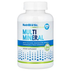 2 X NutriBiotic, Essentials, Multi Mineral, 250 Gluten Free Capsules