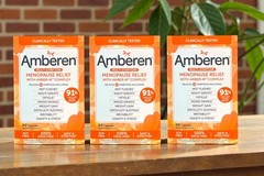 (3 Pack) Amberen Advanced Menopause Relief with Amber M Complex 90 Capsules