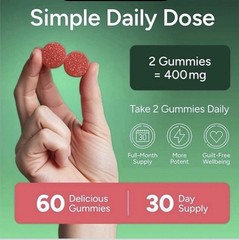 Purify Life Berberine Gummies 60ct Sugar-Free Vegan Watermelon Flavor