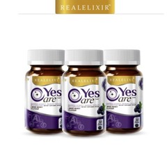 3x Real Elixir Yes Care Eye Care Nourish Dietary Supplement Mariglod Lutein 30’s