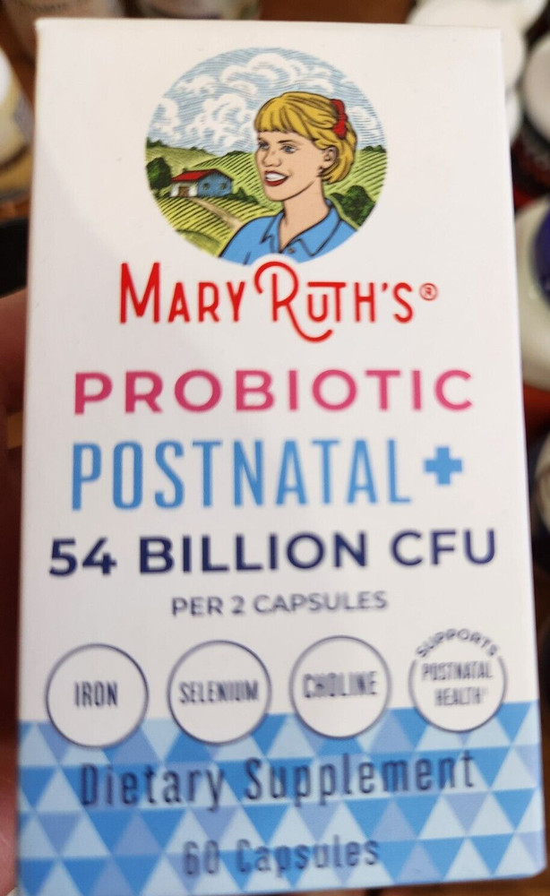 Mary Ruths PROBIOTIC POSTNATAL + – 60 CAPS – EXP : 05 / 2025