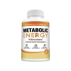 Vitrcestrs Metabolism Supplement For Weight Management Gluten-Free 30/60/120Caps