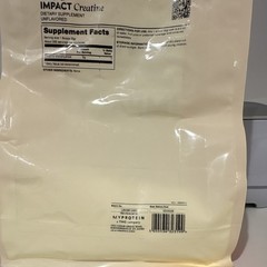 Myprotein Impact Creatine Monohydrate Powder Unflavored 2.2 lb Exp 02/2028