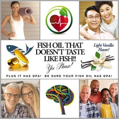 Fish Oil Omega-3 Supplement – Wild Caught DPA EPA DHA – 90 Count (Pack of 1)